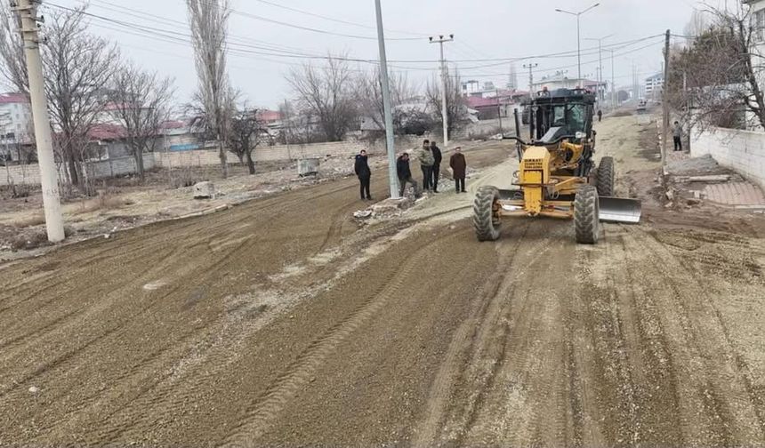 IĞDIR BELEDİYESİNDEN ASFALT HAZIRLIĞI