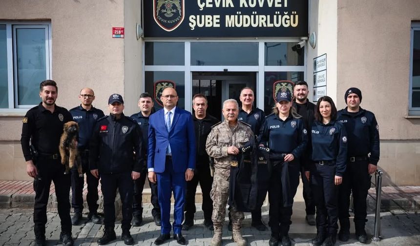 Iğdır İl Emniyet Müdürü Niyazi Turgay’dan Olay Yeri İnceleme Şubesine Ziyaret