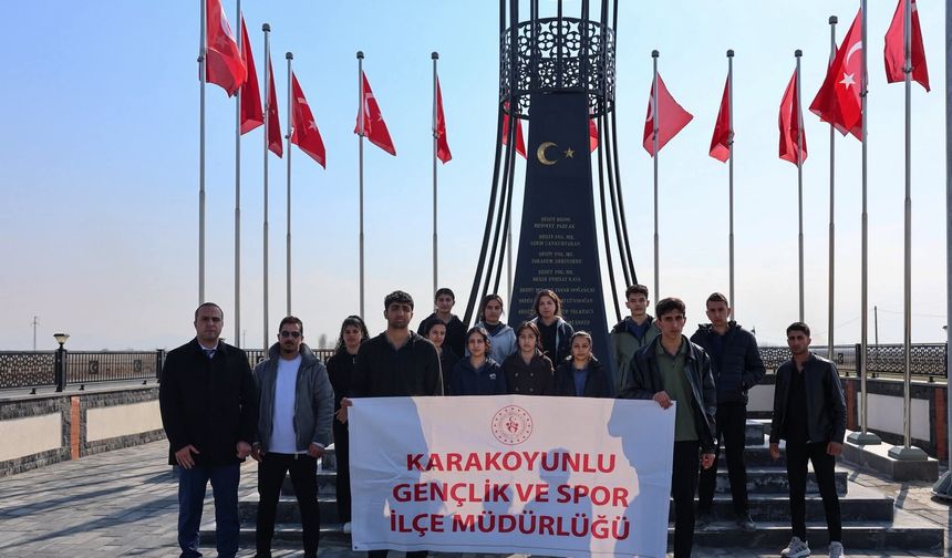 Karakoyunlu Gençliğinden Şehitlere Vefa: Dilucu’nda Dualar Yükseldi