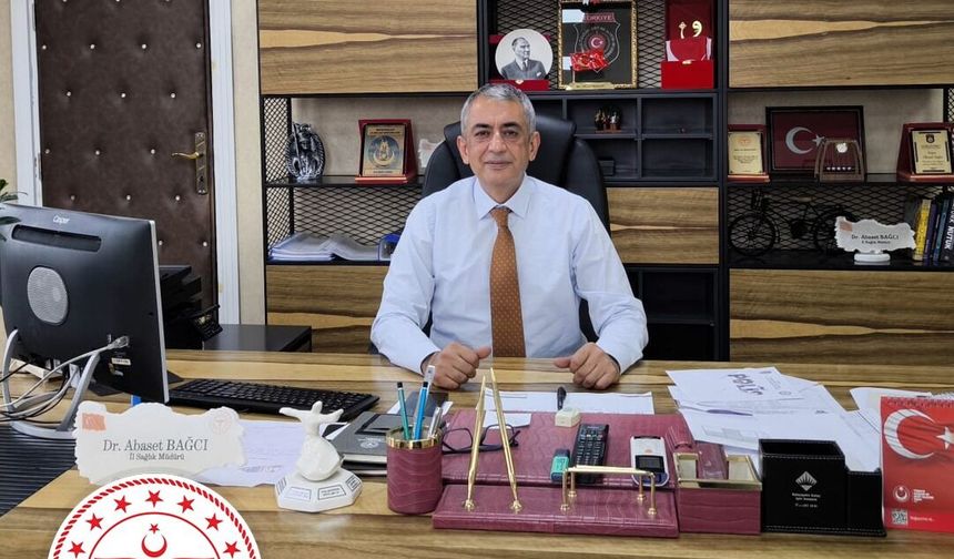 Iğdır İl Sağlık Müdürü Dr. Abaset Bağcı’dan 14 Mart Mesajı: "Sağlık Çalışanlarımız Ülkemizin En Kıymetli Değeridir"