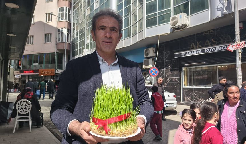 IĞDIR’DA NEVRUZUN SİMGESİ “SEMENİ” TEZGAHLARDA: BEREKETİN RENGİ PAZARA İNDİ