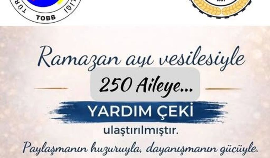 Iğdır Ticaret Borsası’ndan 250 Aileye Ramazan Desteği