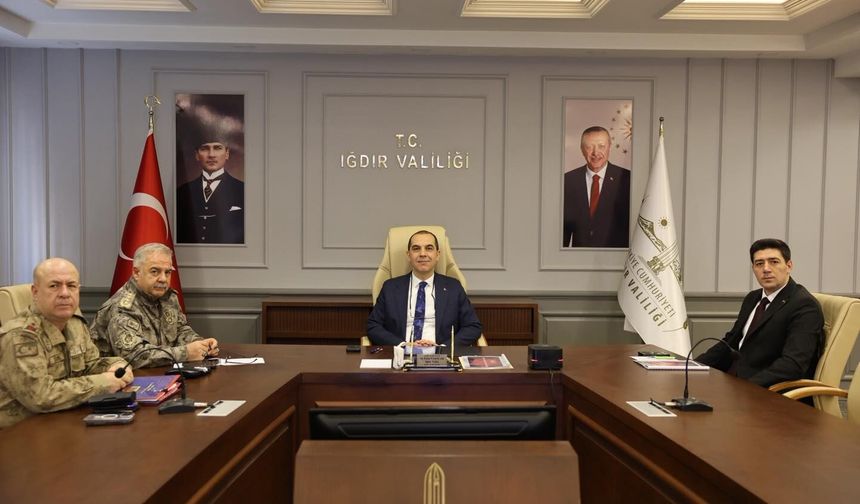 Bölge Valileri Sınır Güvenliği İçin Bir Araya Geldi