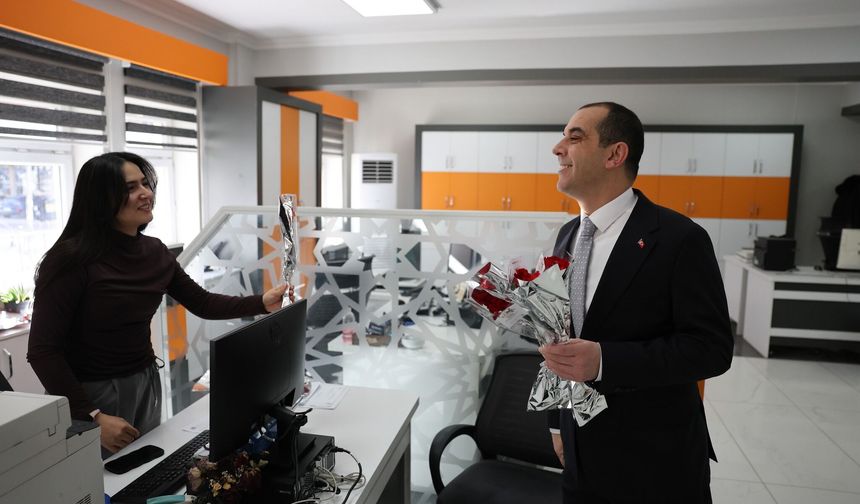 Vali Taşolar’dan Kadın Personele Anlamlı Ziyaret