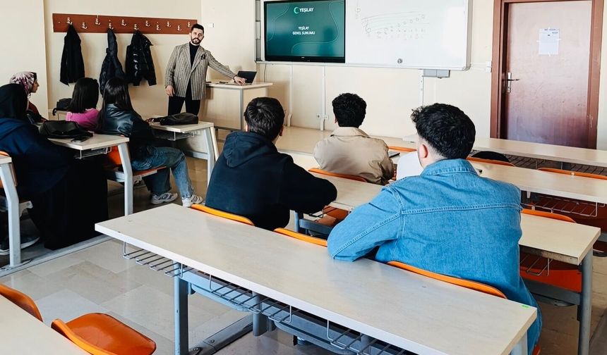 Iğdır Üniversitesi’nde Yeşilay Rüzgarı: Geleceğin Diş Hekimleri Bağımlılıkla Mücadele İçin Bilgilendirildi