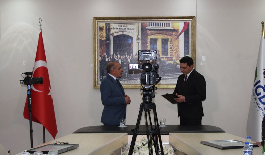 IĞDIR’IN TİCARET VİZYONU NAHÇIVAN TV EKRANLARINA TAŞINIYOR