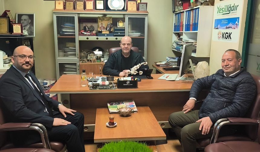 Tapu Müdürü Gökhan Dağdelen’den Veda Ziyareti