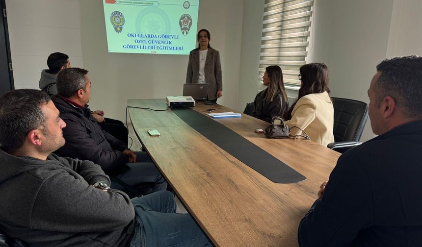 IĞDIR’DA OKULLAR ARTIK DAHA GÜVENLİ: GÜVENLİK PERSONELİNE KRİTİK EĞİTİM
