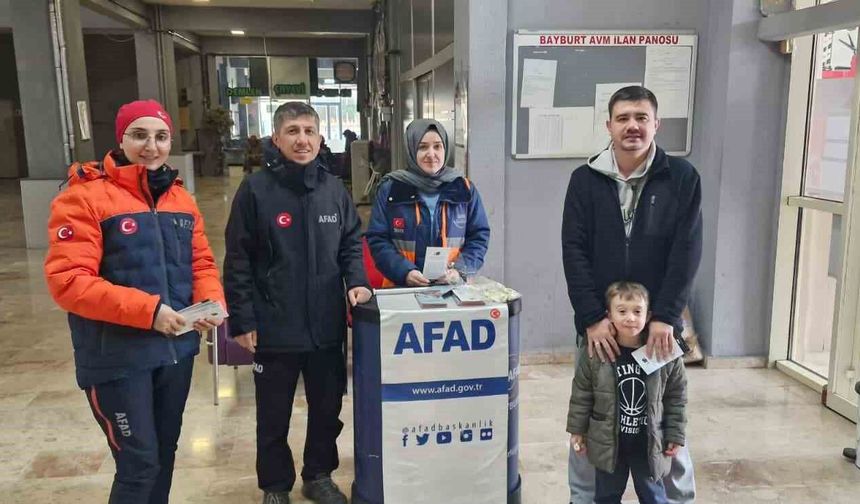 Bayburt'ta Deprem Haftası etkinlikleri tamamlandı