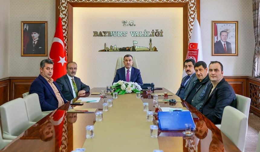 Bayburt'ta sanayi yatırımları değerlendirildi