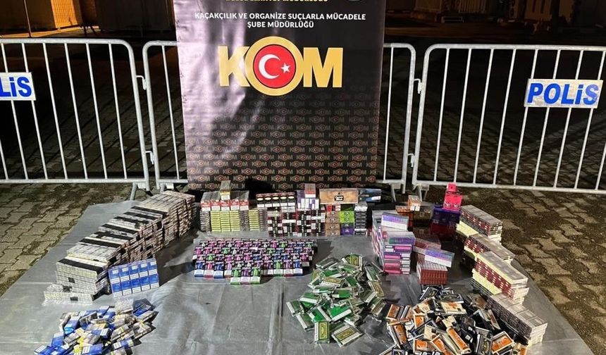 Düzce'de çok sayıda kaçak elektronik sigara tütünü ele geçirildi