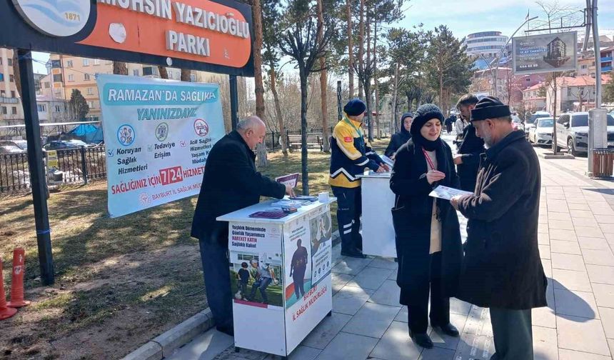 Vatandaşlar sağlık hizmetleri konusunda bilgilendirildi