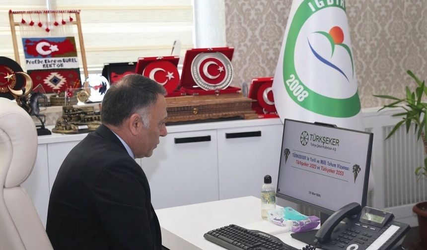 Rektör Gürel, Türkiye’nin İlk Yerli ve Millî Şeker Pancarı Tohumu Projesini Tanıttı