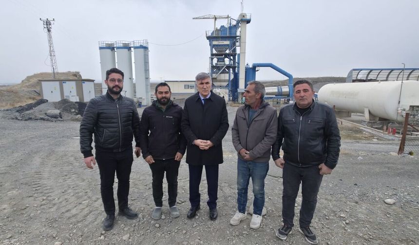 AKKUŞ'TAN ASFALT SEZONU ÖNCESİ SAHADA İNCELEME