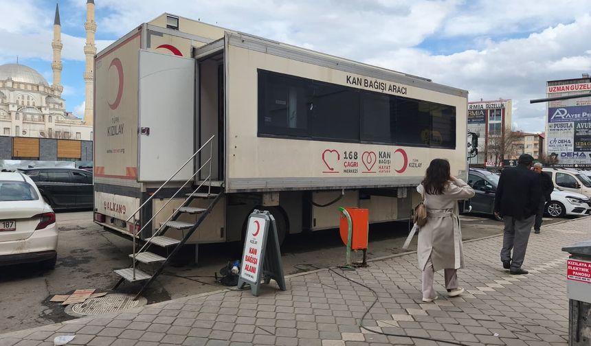 IĞDIR’DA HAYAT KURTARAN MESAİ: KAN BAĞIŞI ARACI MEYDANDA!