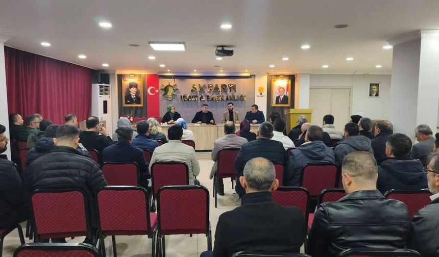 Adalet ve Kalkınma Partisi Iğdır İl Yönetim Kurulu Toplantısı Yapıldı