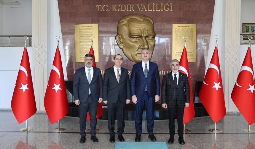 Eski Bakan Gül ve Milletvekili Alagöz’den Vali Taşolar’a Ziyaret