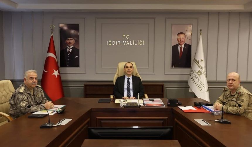 Iğdır Valisi Taşolar, İçişleri Bakanı Çiftçi’nin Bayram Tedbirleri Toplantısına Katıldı