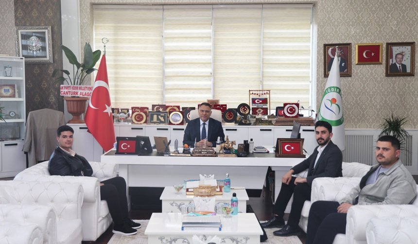 Iğdır AGD Üyelerinden Rektör Gürel’e Ziyaret