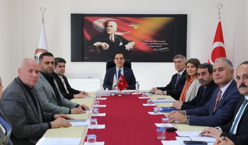 İl Özel İdaresi’nde Yatırım ve Projeler Masaya Yatırıldı