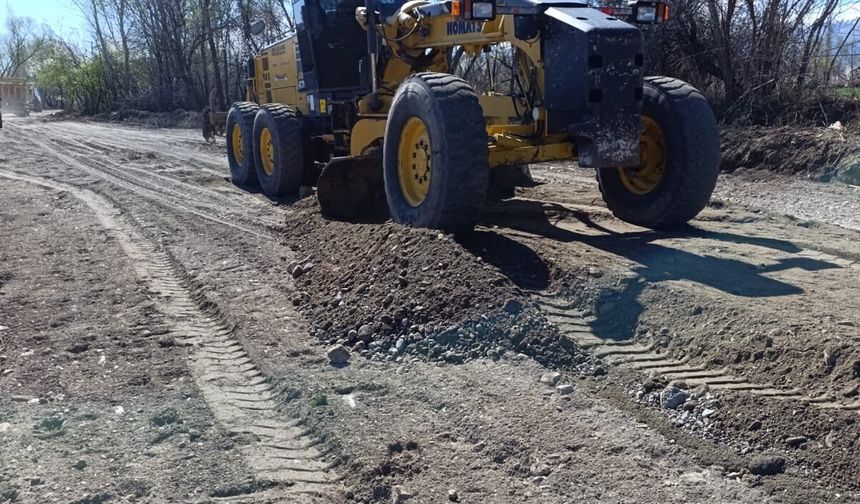 Yaycı Köyü’nde Yol Çalışmaları Tamamlandı