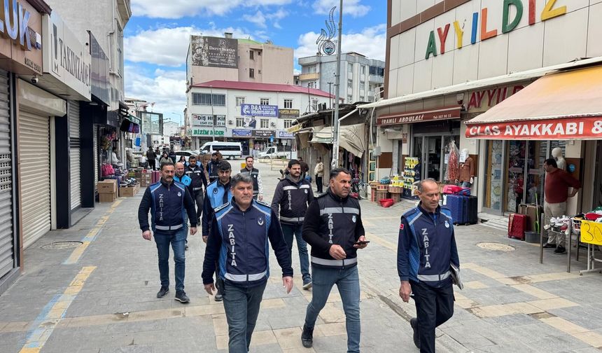Iğdır’da Kaldırım İşgaline Geçit Yok: Zabıta Pazar Mesaisinde!