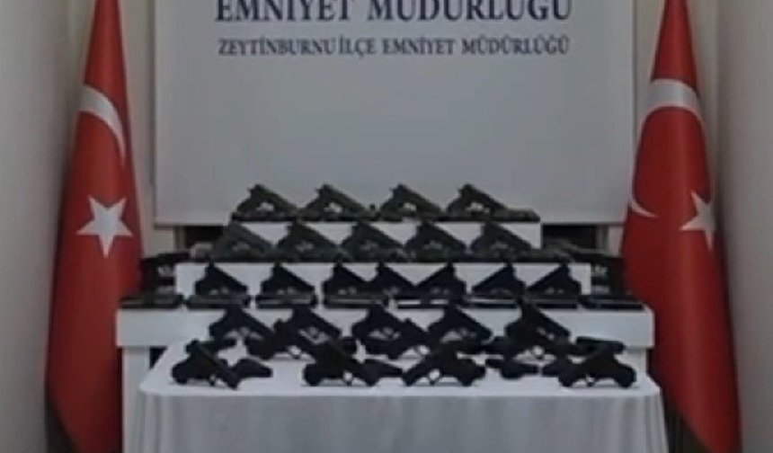 Silah operasyonu: 91 tabanca ele geçirildi