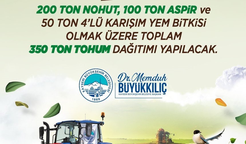 Tohum desteği başlıyor
