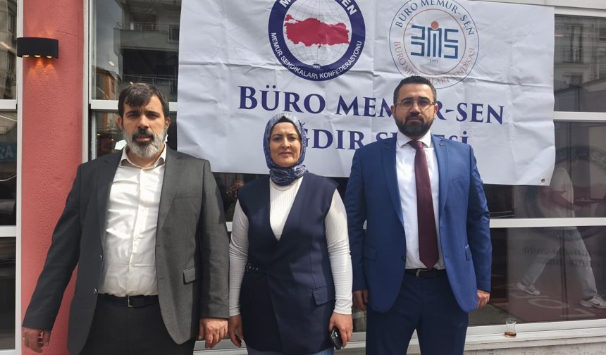 Büro Memur-Sen Iğdır Şubesi, Kahvaltı Organizasyonunda Üyeleriyle Bir Araya Geldi