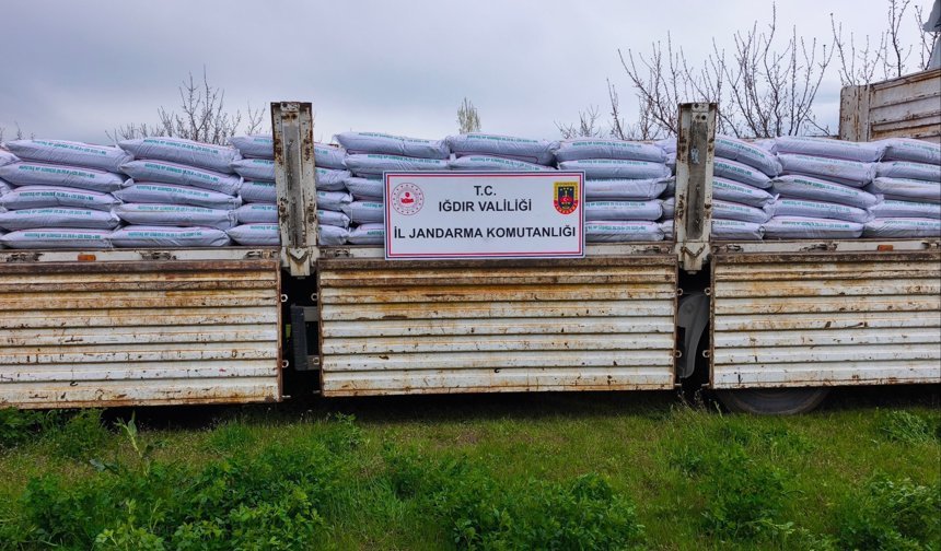 Iğdır’da Kaçak Gübre Operasyonu: 30 Ton Gübre Ele Geçirildi