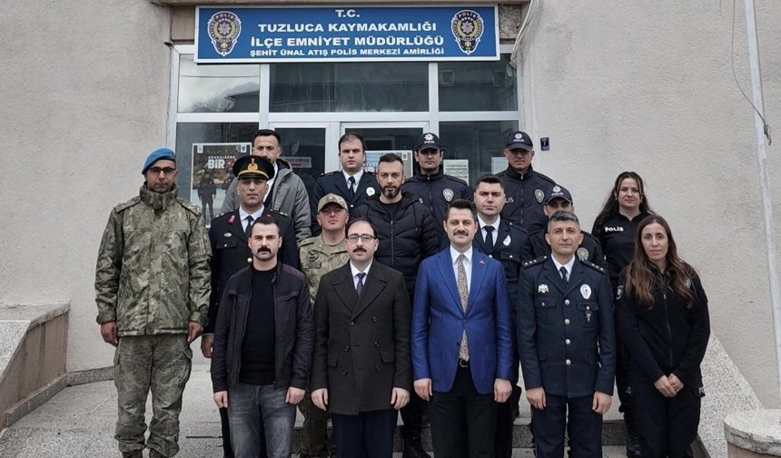 Tuzluca Kaymakamı Yılmaz’dan Polis Haftası Ziyareti