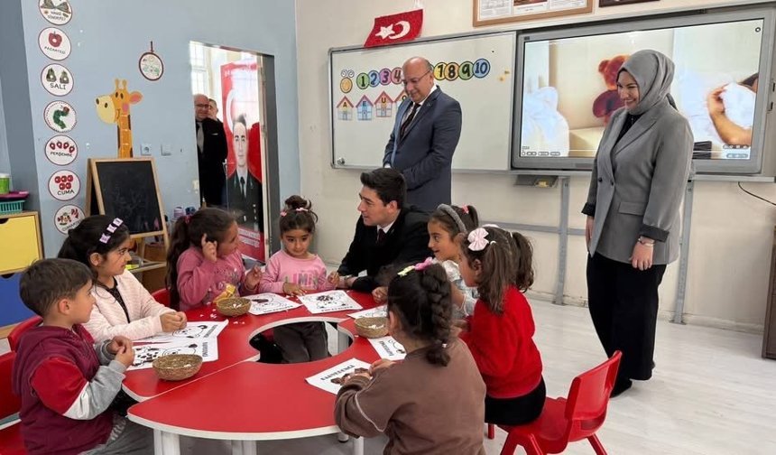 Karakoyunlu Kaymakamı Fatih Erdoğan’dan Mürşitali Okullarına Ziyaret