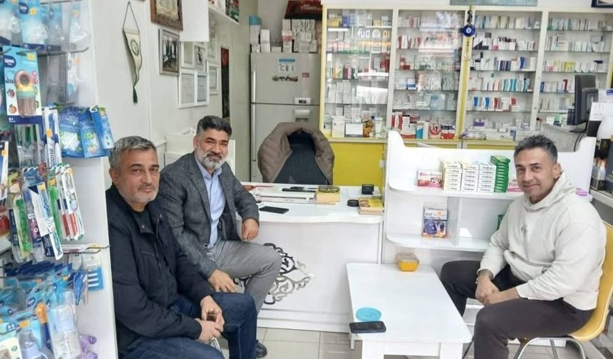 AK Parti İl Başkanı Ali Kemal Ayaz Esnaf Ziyaretinde