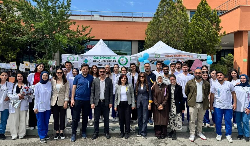 Iğdır Üniversitesi Genç Hemşirelerden Anlamlı Farkındalık Etkinliği