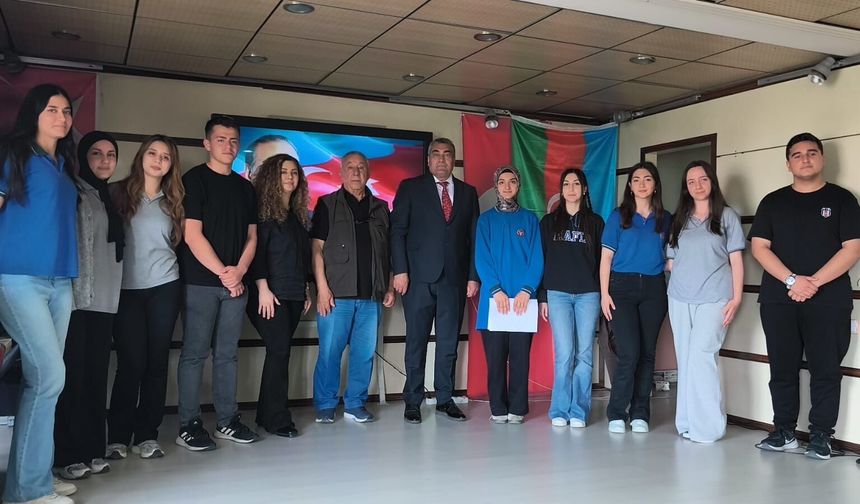 Haydar Aliyev Fen Lisesi’nde Haydar Aliyev, 103. Doğum Yıldönümünde Anıldı