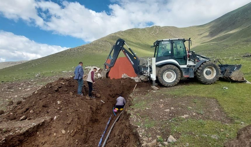 Karagüney Köyü’nde Su Arızası Giderildi
