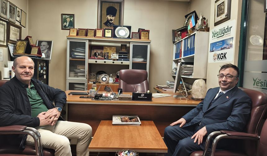 SGK İl Müdürü Reşat Eyikkurdamacı’dan Gazetemize Ziyaret