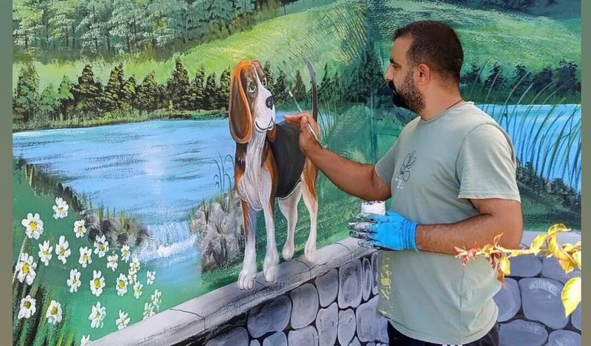 Hayvan Barınağı Duvar Resimleriyle Renklendi