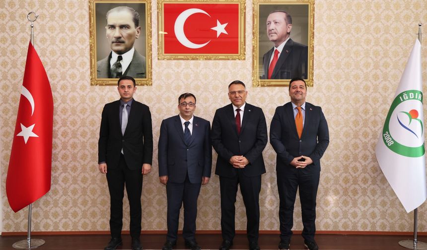 SGK İl Müdürü Eyikudamacı’dan Rektör Gürel’e Ziyaret