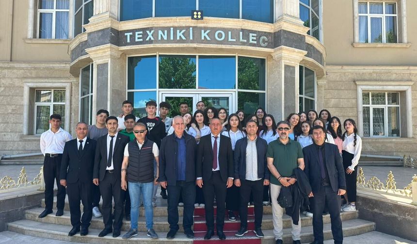 IĞDIR MİLLİ EĞİTİM VAKFI ANADOLU LİSESİ KARDEŞ OKUL PROJESİ KAPSAMINDA NAHÇIVAN'DA DÜZENLENEN ETKİNLİKLERİ TAMAMLAYARAK IĞDIRA DÖNÜŞ YAPTI