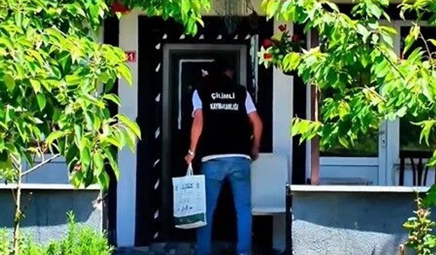 Çilimli'de bayram bereketi 351 haneye ulaştı