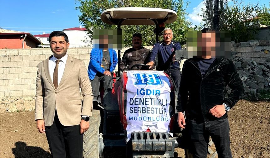 IĞDIR'DA FİDELERİ TOPRAĞA, YÜKÜMLÜLERİ TOPLUMA KAZANDIRIYORUZ!