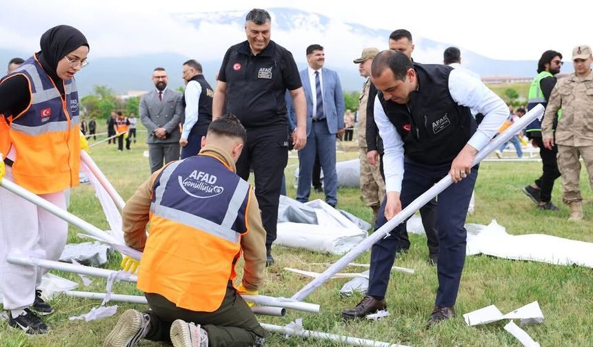 Iğdır AFAD’dan Türkiye’ye Örnek Çadır Kent Etkinliği