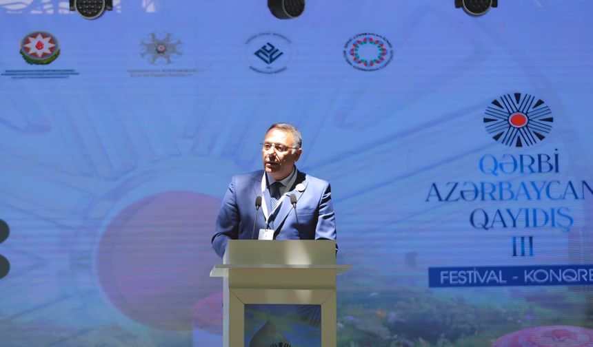 Rektör Gürel, Nahçıvan’daki "Batı Azerbaycan’a Dönüş" Kongresi’ne Katıldı