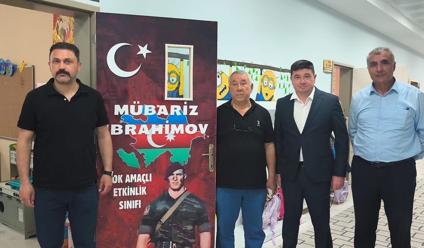 BAŞKONSOLOS ALİYEV'DEN ŞUŞA ANAOKULU'NA ZİYARET