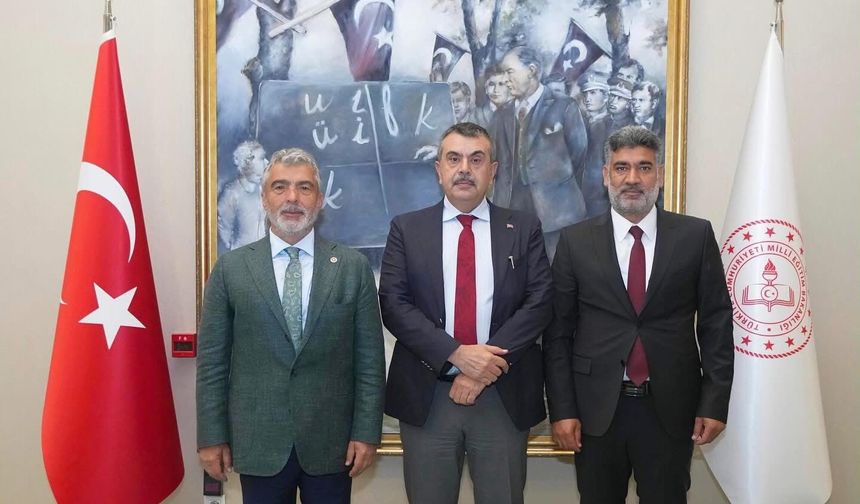 Alagöz ve Ayaz’dan Milli Eğitim Bakanı Tekin’e Ziyaret