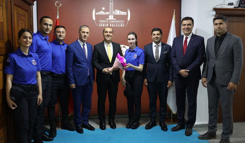 Vali Taşolar, Ceza İnfaz Personelini Makamında Kabul Etti