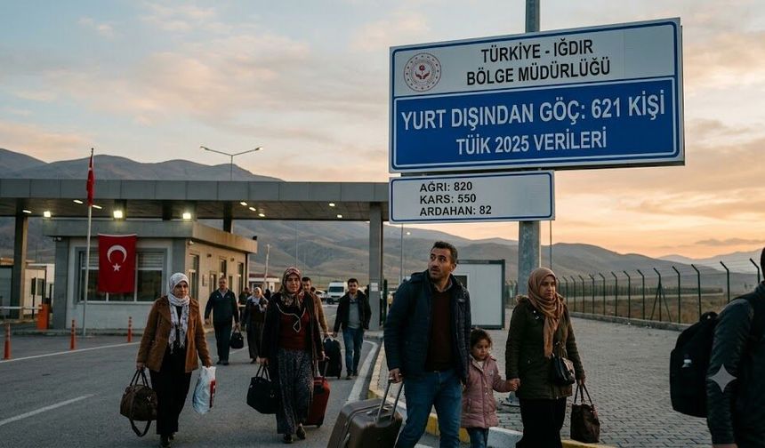 TÜİK Açıkladı: Iğdır’a Yurt Dışından 621 Kişi Göç Etti