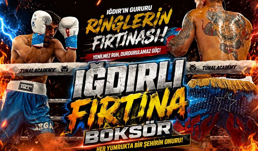 IĞDIRLI BOKSÖR AZAT ARGA PROFESYONEL RİNGLERDE FIRTINA GİBİ ESİYOR!