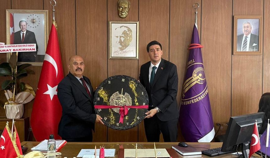 Karakoyunlu Kaymakamından Birlik Başkanına Hayırlı Olsun Ziyareti